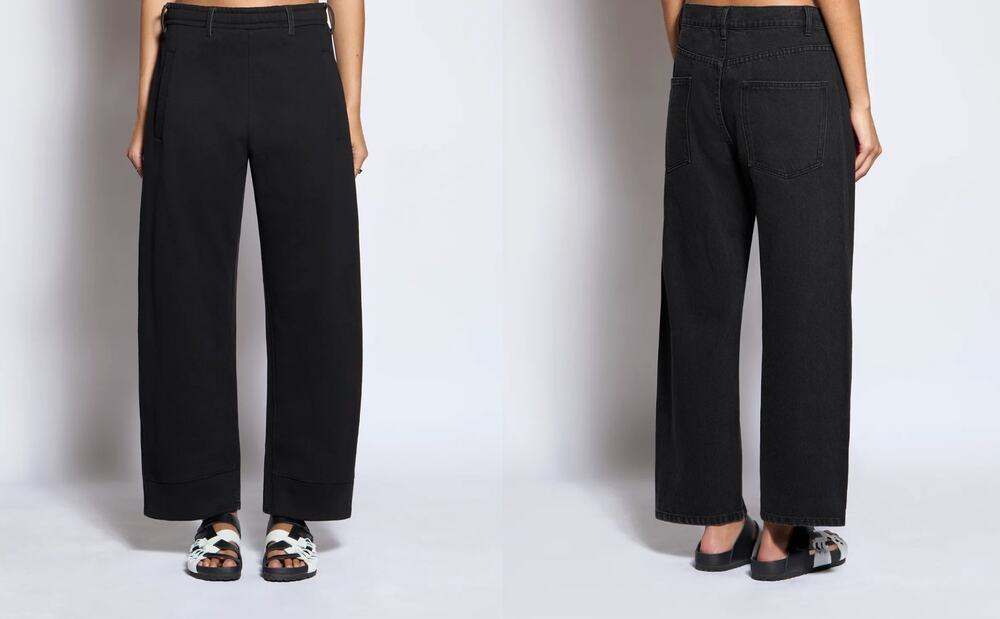 Roucha Fey Fleece/Denim Pants